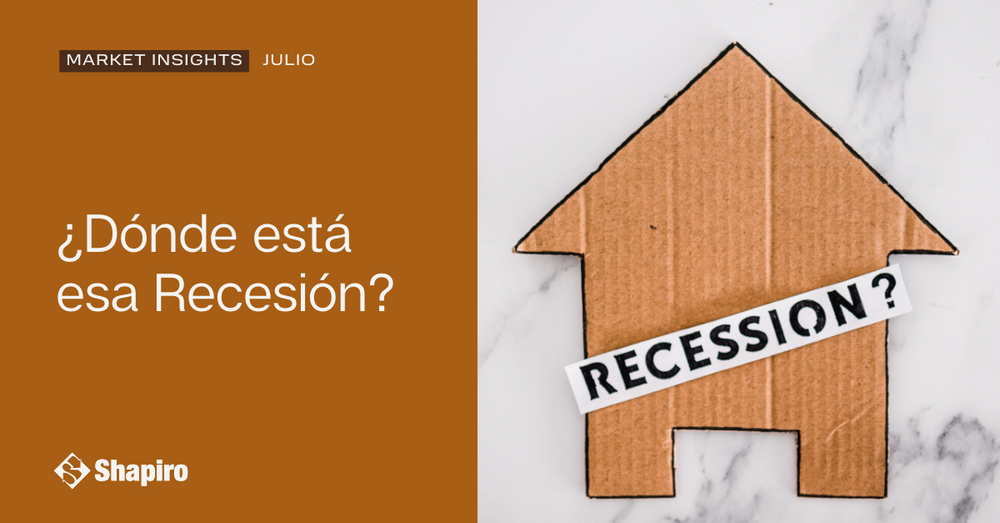 ¿Dónde está esa Recesión?