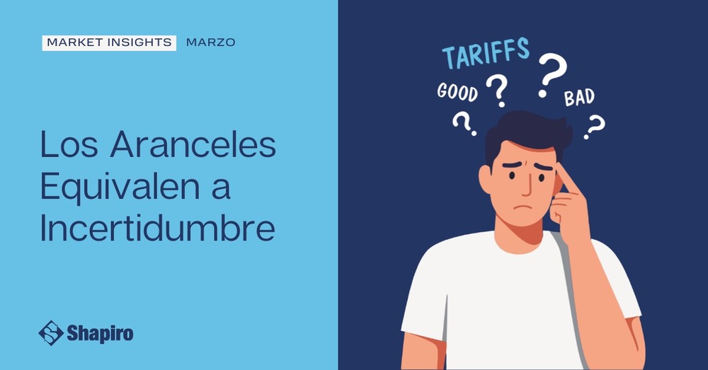Los Aranceles Equivalen a Incertidumbre | Marzo 2025