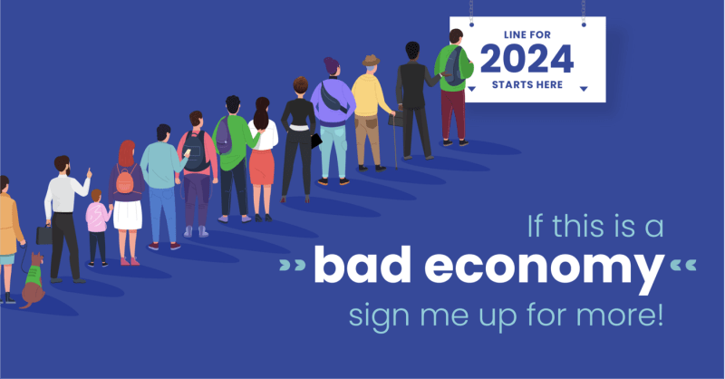 bad economy graphic